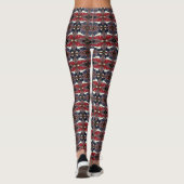 Mirror afbeelding die herhaalde vorm genereert, bo leggings (Achterkant)