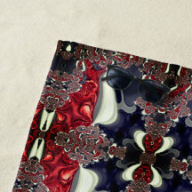 Mirror afbeelding die herhaalde vorm genereert, bo