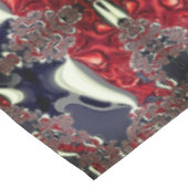 Mirror afbeelding die herhaalde vorm genereert, bo tafelkleed (Gekanteld)