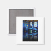 Mirror Afbeelding Hearst Castle Overdekt zwembad Magneet (Voorkant / Achterkant)