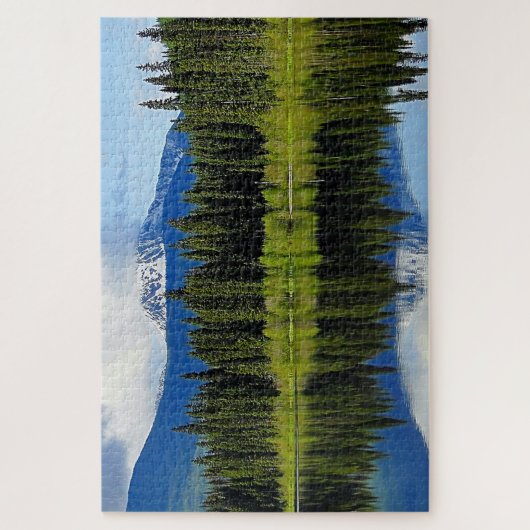 Mirror Afbeelding Jigzaag Puzzle Legpuzzel (Verticaal)