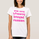 Mirror-Afbeelding - Power (roze) T-shirt (Voorkant)