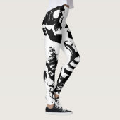 Mirror Afbeelding Skeletten White Leggings (Rechts)