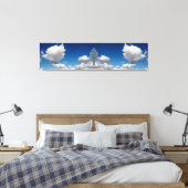 Mirror afbeelding sky panorama canvas afdruk (Insitu (Slaapkamer))