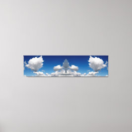 Mirror afbeelding sky panorama canvas afdruk