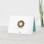 Mirror afbeelding van Long Hair Chihuahua verjaard Kaart (Achterkant)