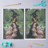 Mirror afbeelding Willow Witch2 Weefselpapier Tissuepapier (Craft)