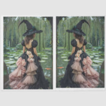 Mirror afbeelding Willow Witch2 Weefselpapier