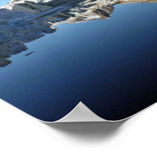 Mirror-afbeeldingen in Svalbard Poster (Hoek)