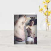 Mirror Boy Kaart (Gele Bloem)