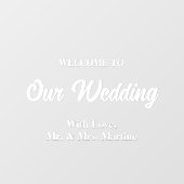 Mirror Decal - DIY Wedding Decoration (Vel)