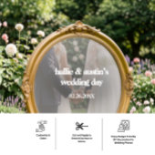 Mirror Decal - DIY Wedding Decoration