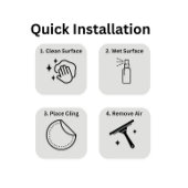 Mirror Decal - DIY Wedding Decoration