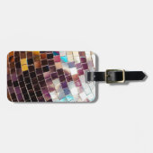 Mirror Disco Ball Bagagelabel (Voorkant horizontaal)