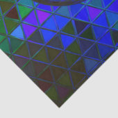 Mirror Disco Ball Groovy Geometric Digital Print Tissuepapier (Detail)