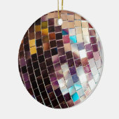 Mirror Disco Ball Keramisch Ornament (Links)
