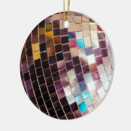Mirror Disco Ball Keramisch Ornament (Links)