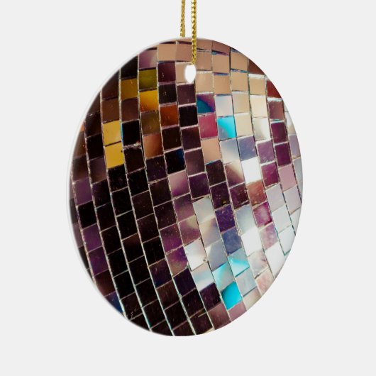 Mirror Disco Ball Keramisch Ornament (Rechts)
