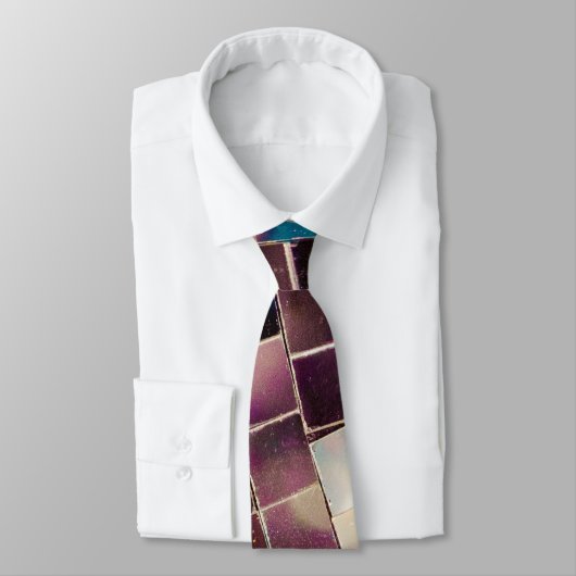 Mirror Disco Ball Stropdas (Gebonden)