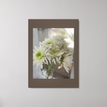 Mirror Flower Bouquet Canvas Print