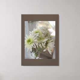 Mirror Flower Bouquet Canvas Print