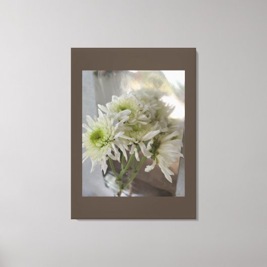 Mirror Flower Bouquet Canvas Print (Voorkant)