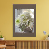 Mirror Flower Bouquet Canvas Print (Insitu (Woonkamer))