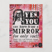 Mirror - Funny Vintage Ad Briefkaart (Voorkant)