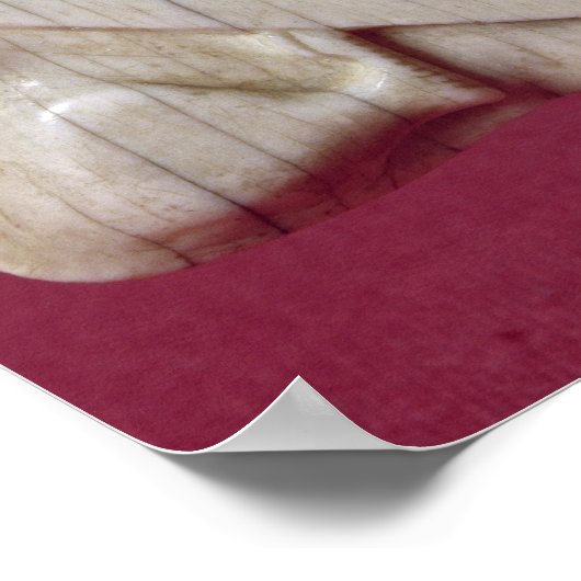 Mirror hoesje die een schaakspel weergeeft, c.1300 poster (Hoek)