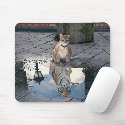 Mirror-kat Muismat (Met muis)