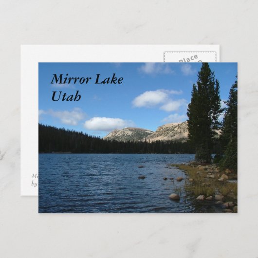 Mirror Lake Briefkaart (Voorkant / Achterkant)