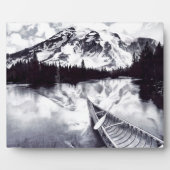 Mirror Lake en Mountains Plaque Fotoplaat (Voorkant)