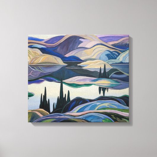 Mirror Lake | Franklin Carmichael | Canvas Afdruk (Voorkant)