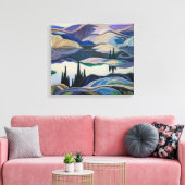 Mirror Lake | Franklin Carmichael | Canvas Afdruk (Insitu (Woonkamer))