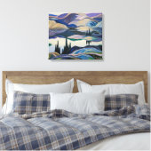 Mirror Lake | Franklin Carmichael | Canvas Afdruk (Insitu (Slaapkamer))