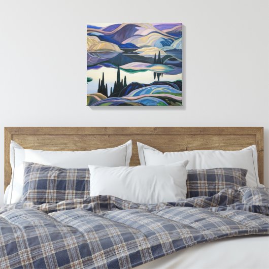 Mirror Lake | Franklin Carmichael | Canvas Afdruk (Insitu (Slaapkamer))
