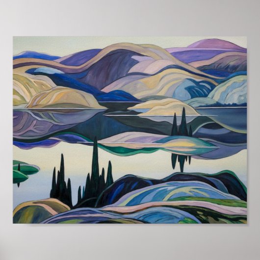 Mirror Lake | Franklin Carmichael | Poster (Voorkant)