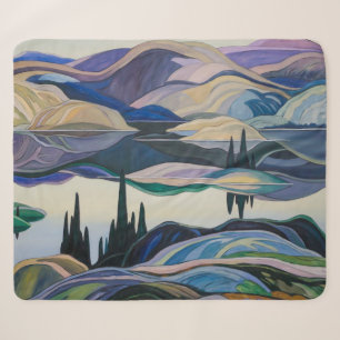 Mirror Lake Franklin Carmichael Sherpa Deken