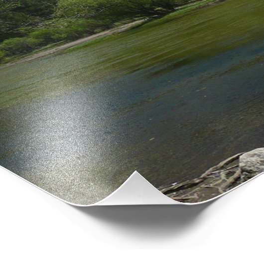 Mirror Lake II in Yosemite National Park Foto Afdruk (Hoek)