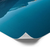 Mirror Lake in de bergen Poster (Hoek)