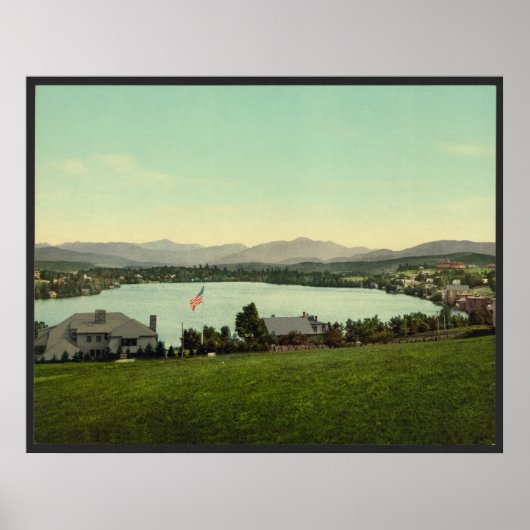 Mirror Lake, Lake Placid New York Poster (Voorkant)