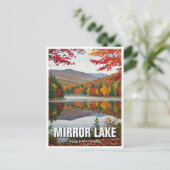 Mirror Lake New Hampshire Reizen Briefkaart (Staand voorkant)