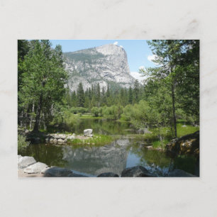 Mirror Lake Uitzicht in Yosemite National Park Briefkaart