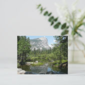 Mirror Lake Uitzicht in Yosemite National Park Briefkaart (Staand voorkant)