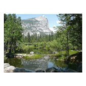 Mirror Lake Uitzicht in Yosemite National Park Foto Afdruk (Voorkant)