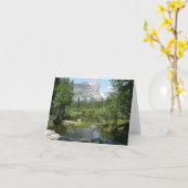 Mirror Lake Uitzicht in Yosemite National Park Kaart (Gele Bloem)