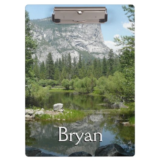 Mirror Lake Uitzicht in Yosemite National Park Klembord (Voorkant)