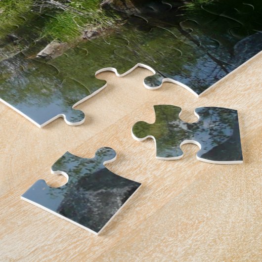 Mirror Lake Uitzicht in Yosemite National Park Legpuzzel (Zijkant)