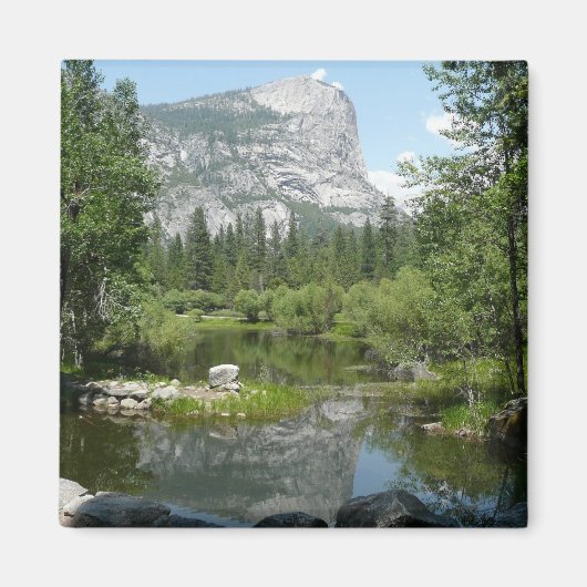 Mirror Lake Uitzicht in Yosemite National Park Magneet (Voorkant)