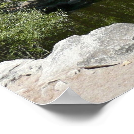 Mirror Lake Uitzicht in Yosemite National Park Poster (Hoek)